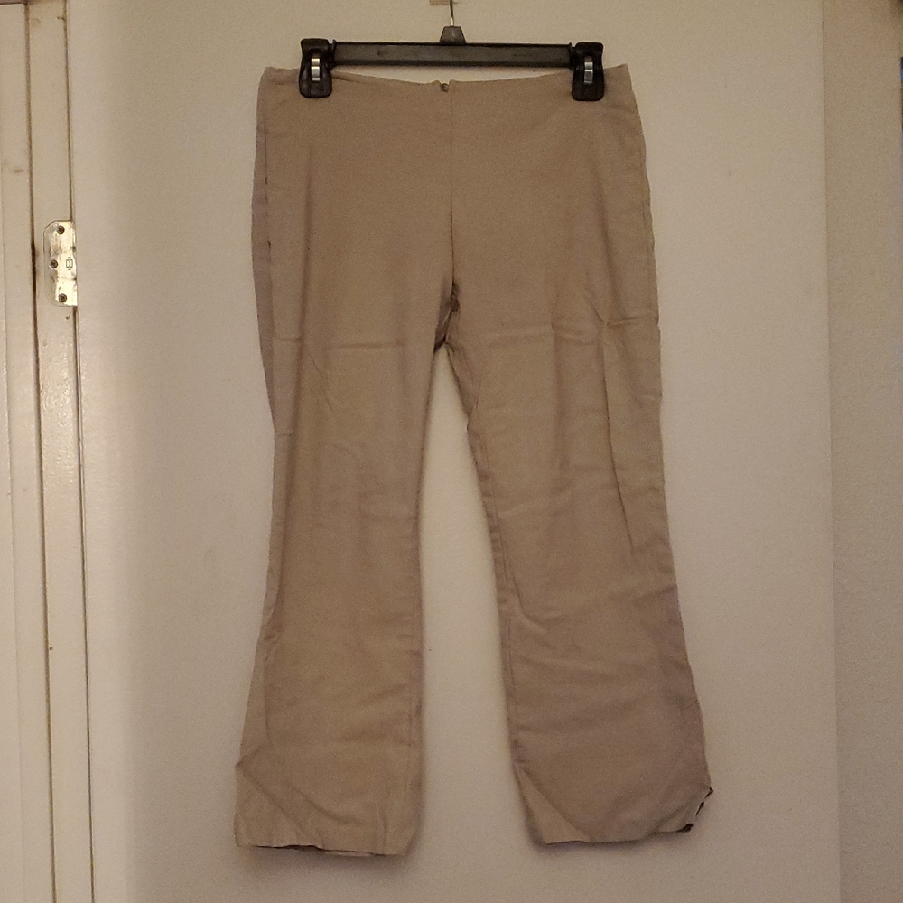 Reference Tan Capri Pants